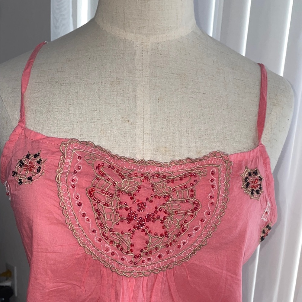 🌸Coral  Embroidered Women's Top🌸 - Picture 3 of 9